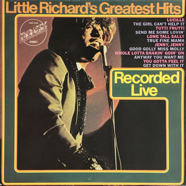 LITTLE RICHARD - GREATEST HITS RECORDED LIVE